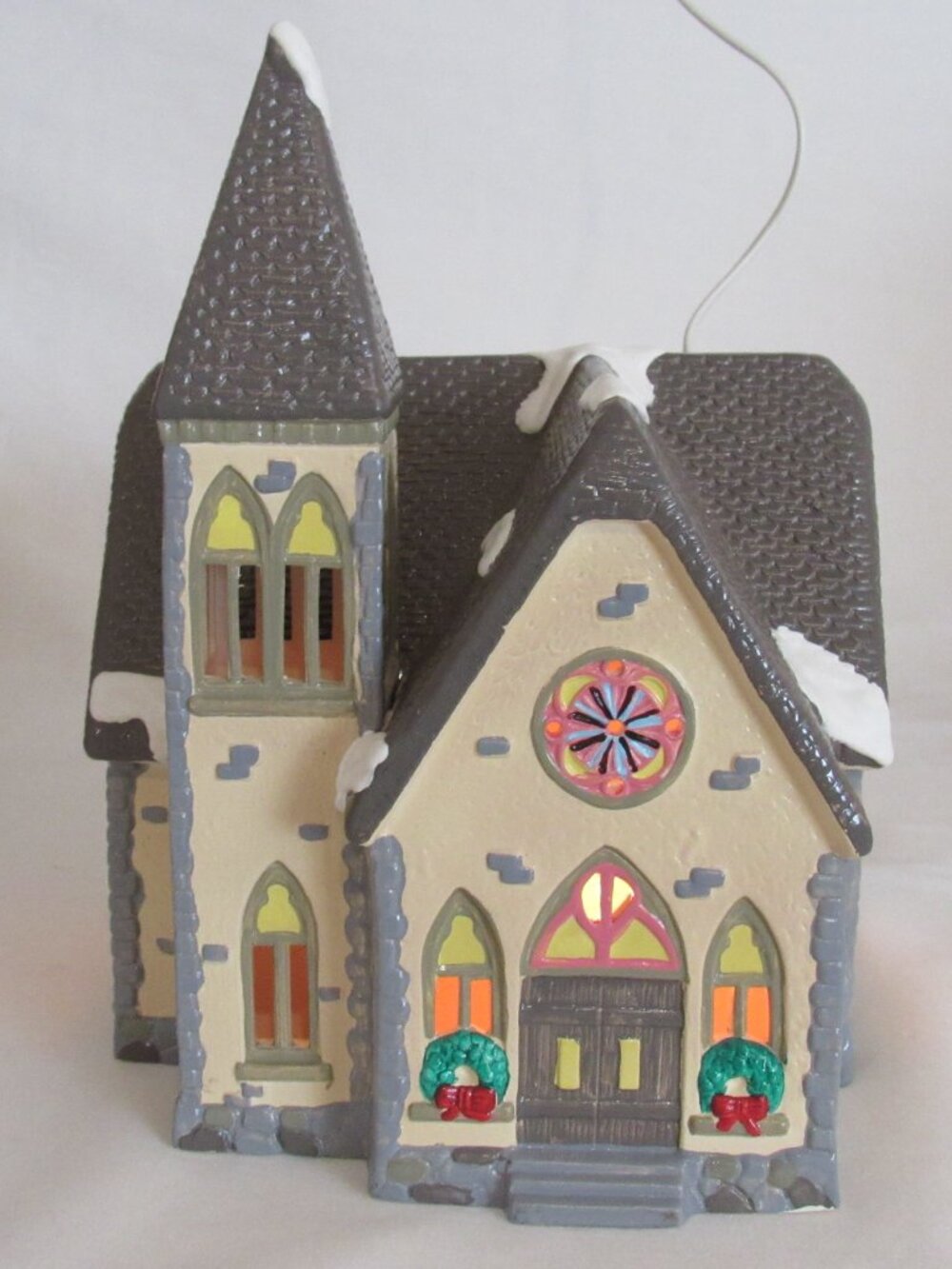 Dept. 56 REDEEMER CHURCH Snow Village House 1988 5127-6 - Picture 10 of 11